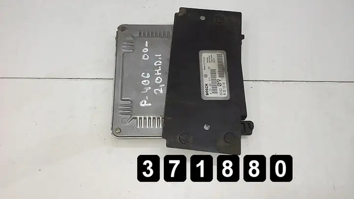 Peugeot 406 (1999 - 2006) 9635157280 0281001978 2000hdi Блок управления двигателем (ЭБУ) — фото 2