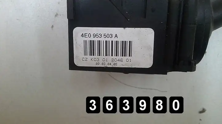 Audi A4 S4 B6 8E 8H (2000 - 2006) 4E0953503A Другие включатели / ручки/ переключатели — фото 7