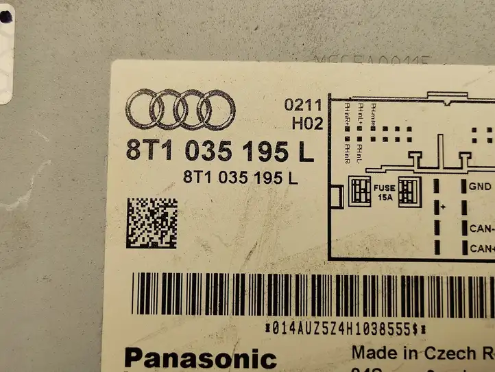 Audi A4 S4 B8 8K (2007 - 2011) 8T1035195L Магнитола / мультимедийная система — фото 3