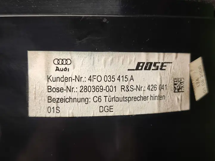 Audi Q7 4L (2005 - 2009) 4F0035415A Динамики задних дверей — фото 3