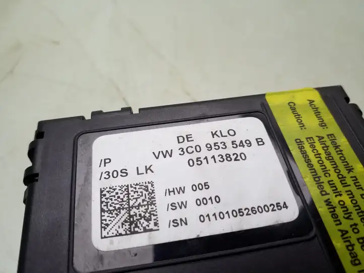 Volkswagen PASSAT B6 (2005 - 2010) 3C0953549B Датчик угла поворота руля — фото 2
