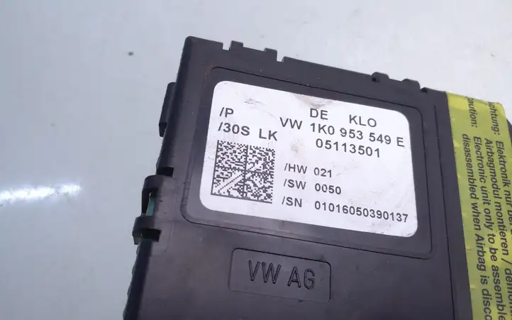 Volkswagen Golf V (2003 - 2009) 1K0953549E Датчик угла поворота руля — фото 2