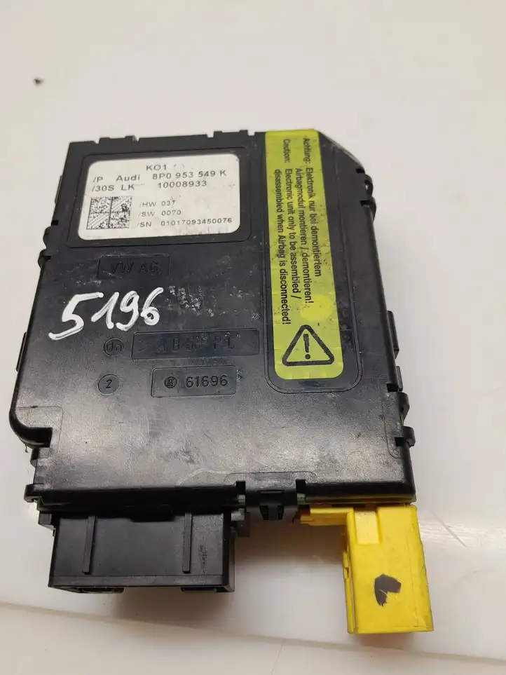 Audi A3/S3 8P (2008 - 2013) 8P0953549K Датчик угла поворота руля — фото 3