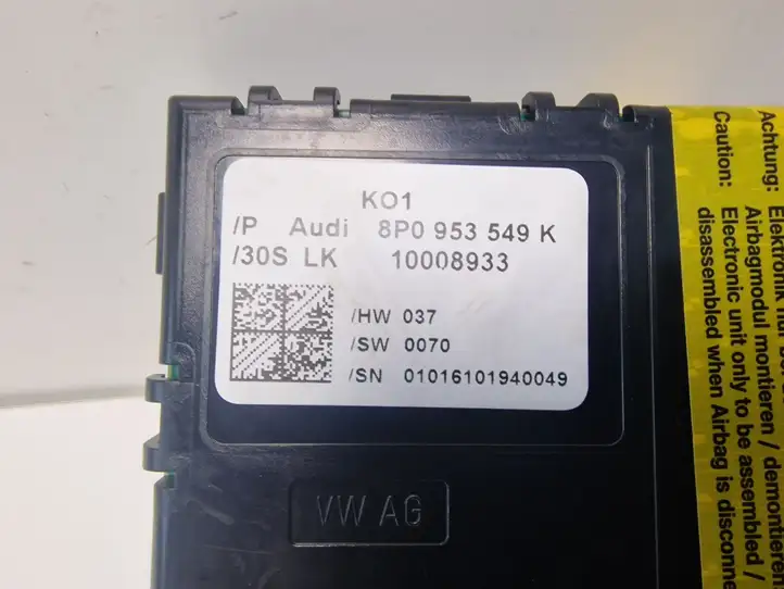 Audi A3/S3 8P (2008 - 2013) 8P0953549K Датчик угла поворота руля — фото 2