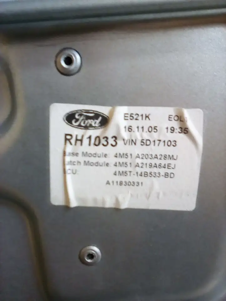 Ford Focus (2005 - 2008) E521K Электростеклоподъемник передний (комплект) — фото 3