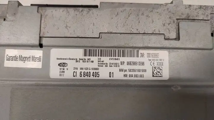 BMW 3 F30 F35 F31 (2012 - 2018) 6840405 Магнитола / мультимедийная система — фото 2