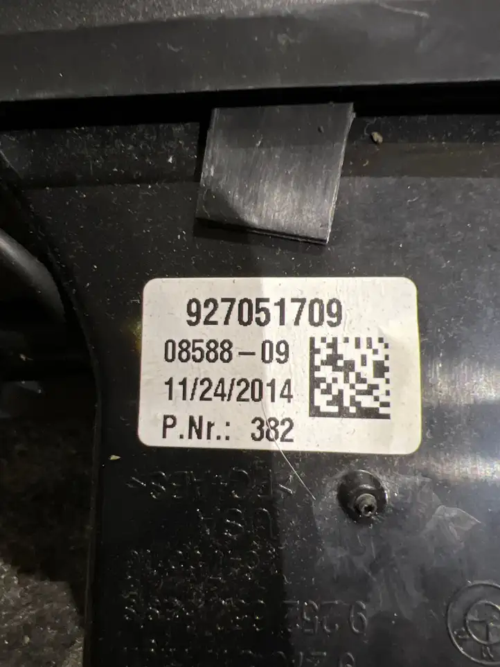 BMW X6 F16 (2014 - 2017) 927051709 Боковой воздушный дефлектор — фото 2