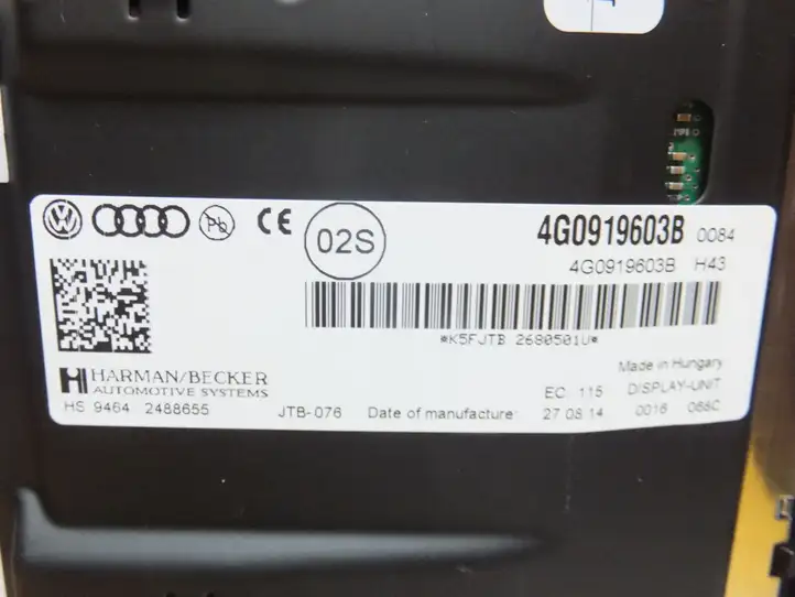 Audi A6 C7 (2011 - 2014) 4G1035187A Блок MMI — фото 2
