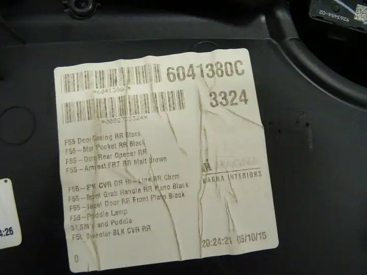 Mini One Cooper F56 F55 (2012 - 2022) 7322678 Обшивка задней двери — фото 10