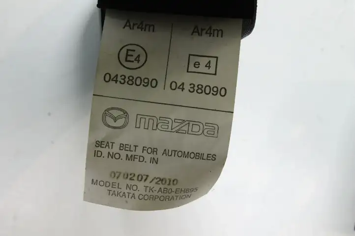Mazda 3 II (2009 - 2011) TKAB0EH895 Задний ремень безопасности — фото 6