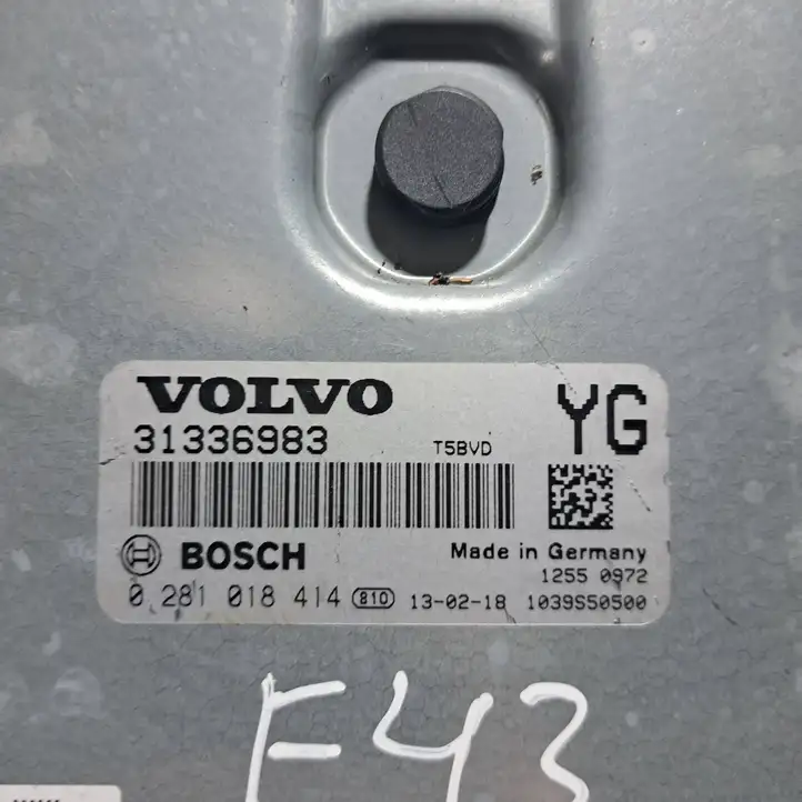Volvo S80 (2009 - 2013) 0281018414 Блок управления двигателем (ЭБУ) — фото 2