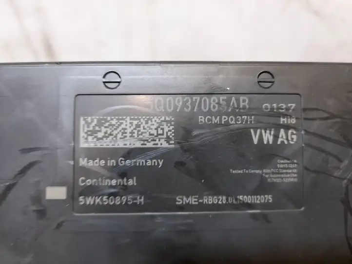 Audi A3/S3 8V (2012 - 2016) 5Q0937085AB Модуль комфорта — фото 2