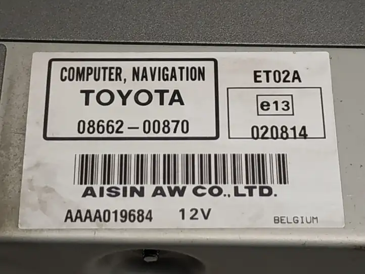 Toyota Avensis T250 (2003 - 2006) 0866200870 Навигационный привод CD/DVD — фото 2