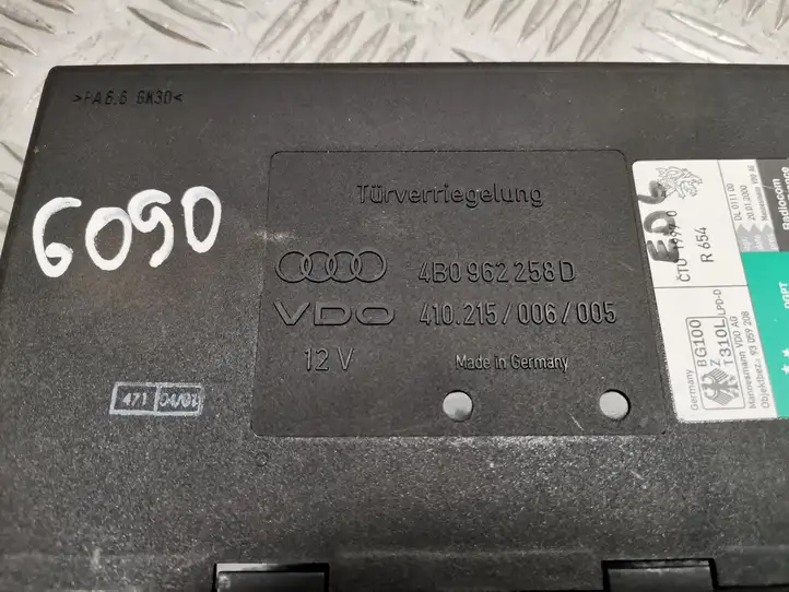 Audi A6 S6 C5 4B (1997 - 2001) 4B0962258D Модуль комфорта — фото 3