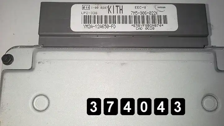 Ford Galaxy (2000 - 2006) 2300b ym2a12a650fd 7m5906022k Блок управления двигателем (ЭБУ) — фото 4
