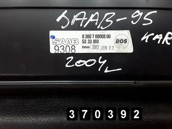 Saab 9-5 (1998 - 2005) # 036070000800 tnklas Задний подоконник — фото 5