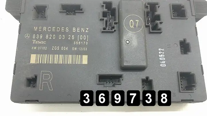 Mercedes-Benz Vito Viano W639 (2003 - 2010) # 6398200326 duru Блок управления двигателем (ЭБУ) — фото 3