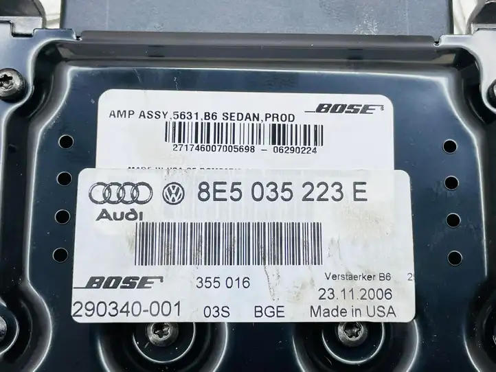 Audi A4 S4 B7 8E 8H (2004 - 2009) 8E5035223E Усилитель звука — фото 2