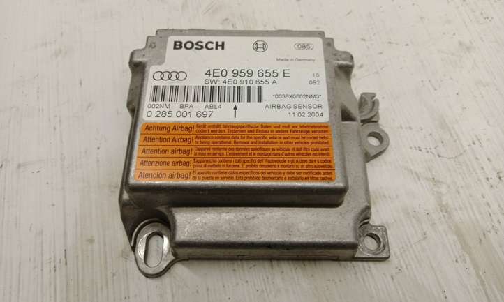 Audi A8 (2005 - 2007)  4E0959655E Блок управления надувных подушек