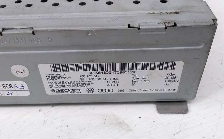 Audi A8 (2005 - 2007)  4E0035541 Радио/ проигрыватель CD/DVD / навигация