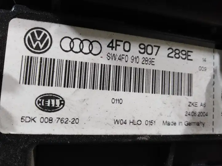 Audi A6 S6 C6 4F (2004 - 2008) 4F0907289E Модуль комфорта — фото 5
