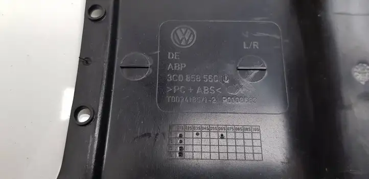 Volkswagen PASSAT B6 (2005 - 2010) 3C0858560D Обшивка рулевой колонки — фото 4