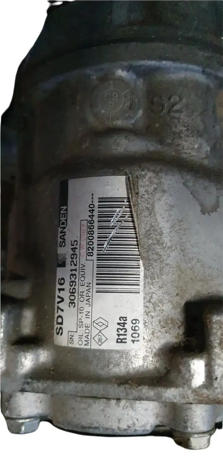 Dacia Sandero (2008 - 2012) 306931245 Компрессор (насос) кондиционера воздуха — фото 4