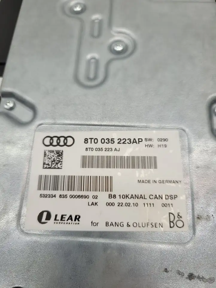 Audi A5 8T 8F (2007 - 2011) 8T0035223AP Усилитель звука — фото 4