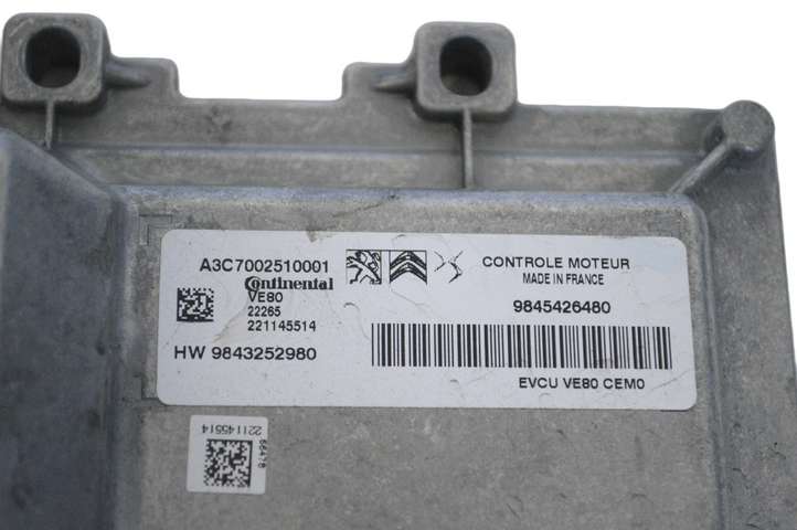 Citroen C4 (2016 - )  9843252980 Блок управления двигателя