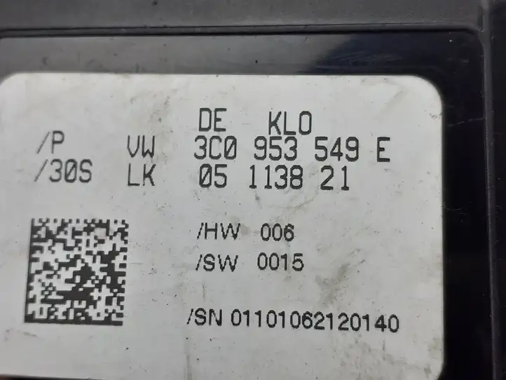 Volkswagen PASSAT B6 (2005 - 2010) 3C0953549E Датчик угла поворота руля — фото 3
