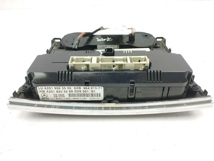 Mercedes-Benz ML W164 (2005 - 2011)  A2519063500 Блок управления кондиционера воздуха / климата/ печки (в салоне)