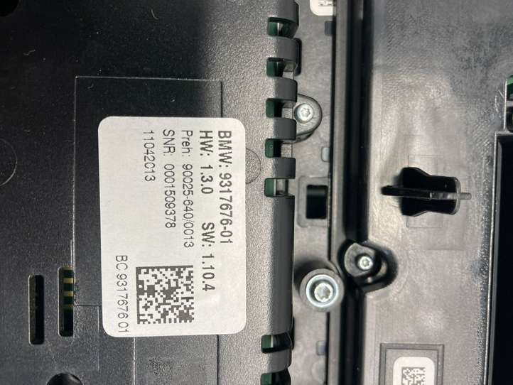 BMW 5 F10 F11 (2009 - 2016)  9317676 Блок управления кондиционера воздуха / климата/ печки (в салоне)