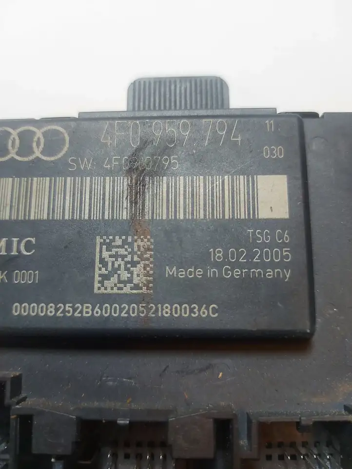 Audi A6 S6 C6 4F (2004 - 2008) 4F0959794 Блок управления дверью — фото 1
