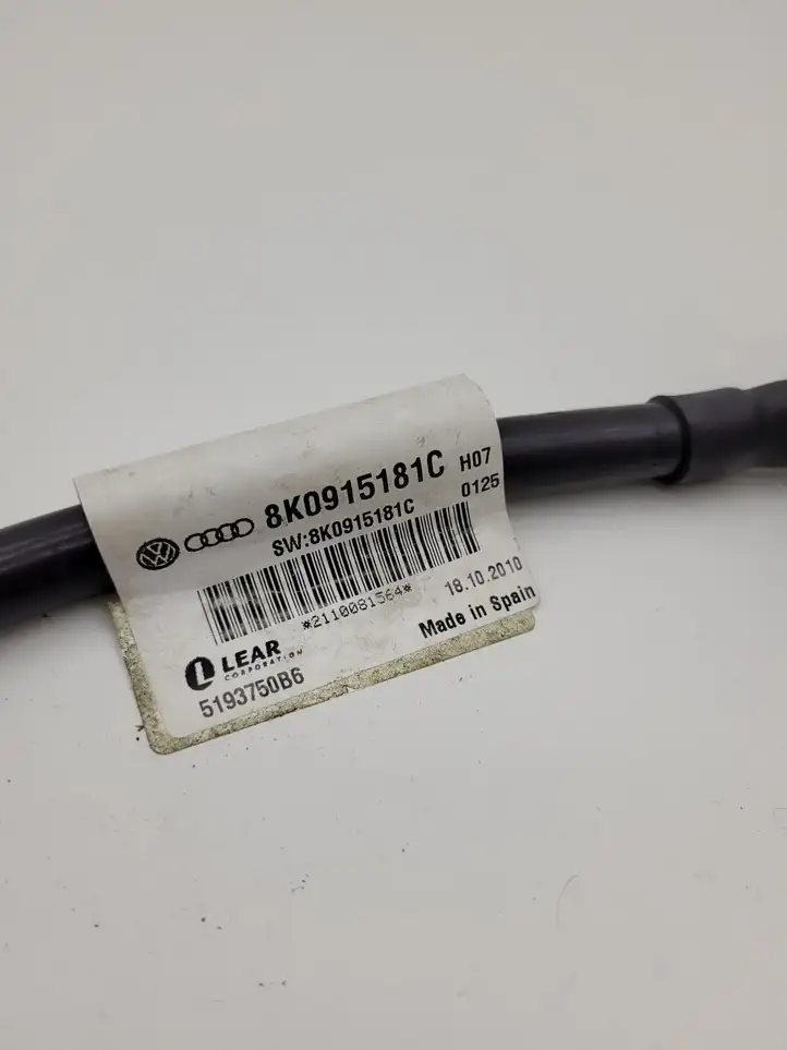 Audi A6 S6 C6 4F (2008 - 2011) 8K0915181C Минусовой провод аккумулятора — фото 2