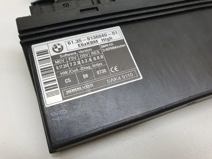 BMW 5 E60 E61 (2004 - 2010) 9136040 Модуль комфорта — фото 4