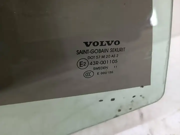 Volvo S60 (2010 - 2013) 43R001105 Стекло задней двери — фото 2