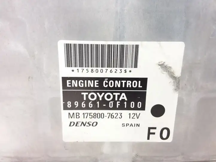 Toyota Corolla Verso AR10 (2004 - 2009) 896610F100 Блок управления двигателем (ЭБУ) — фото 2