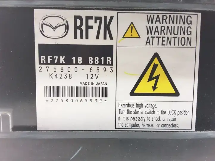 Mazda 6 (2009 - 2012) RF7K18881R Блок управления двигателем (ЭБУ) — фото 3