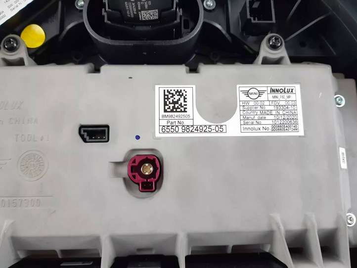 Mini One Cooper F56 F55 (2012 - 2022)  9824925 Экран/ дисплей / маленький экран