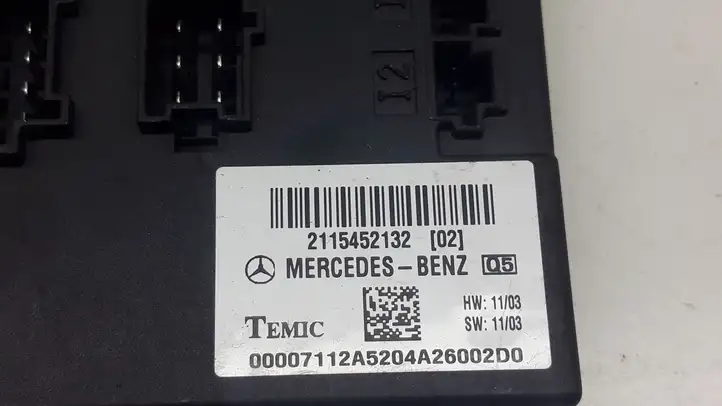 Mercedes-Benz E W211 (2002 - 2009) 2115452132 Блок управления сиденьем — фото 3
