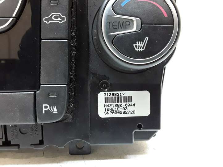 Volvo S60 (2010 - 2013)  31288317 Блок управления кондиционера воздуха / климата/ печки (в салоне)