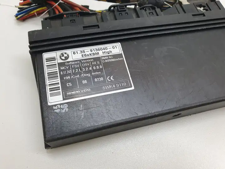 BMW 5 E60 E61 (2004 - 2010) 61359136040 Модуль комфорта — фото 4