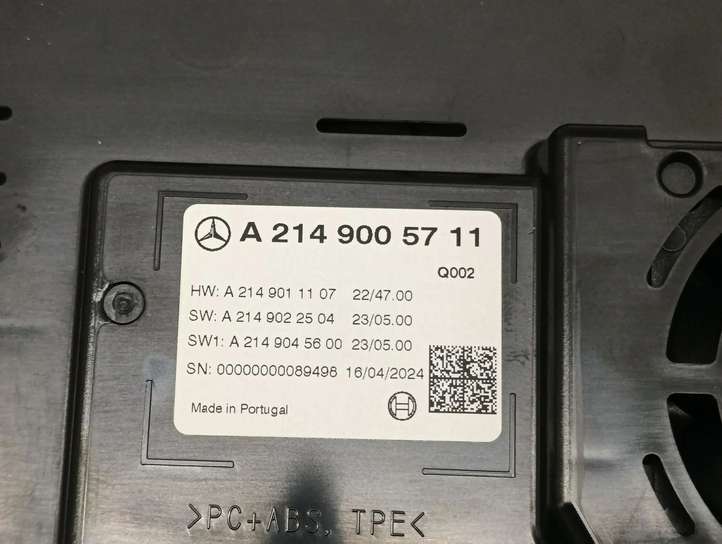 Mercedes-Benz E W214 (2024 - )  A2149005711 Экран/ дисплей / маленький экран