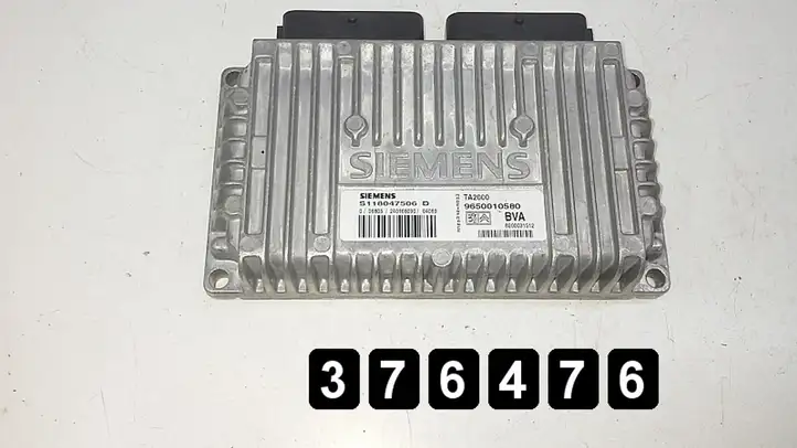 Peugeot 807 (2002 - 2011) 2000b 9650010580 s118047506 Блок управления двигателем (ЭБУ) — фото 1