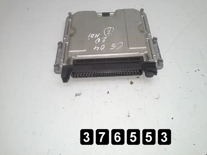 Citroen C5 (2004 - 2008) 2000hdi 0281010365 9641607980 Блок управления двигателем (ЭБУ) — фото 2