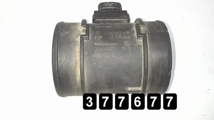 Opel Astra H (2004 - 2009) 1300cdti553500480281002618 Датчик массового расхода воздуха — фото 1