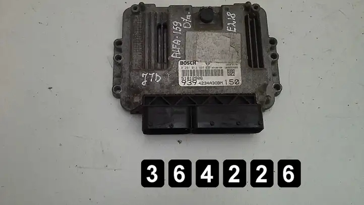 Alfa Romeo 159 (2005 - 2011) 1900jtd 51812906 0281013138 Блок управления двигателем (ЭБУ) — фото 7