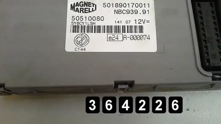 Alfa Romeo 159 (2005 - 2011) 1900jtd 51812906 0281013138 Блок управления двигателем (ЭБУ) — фото 12