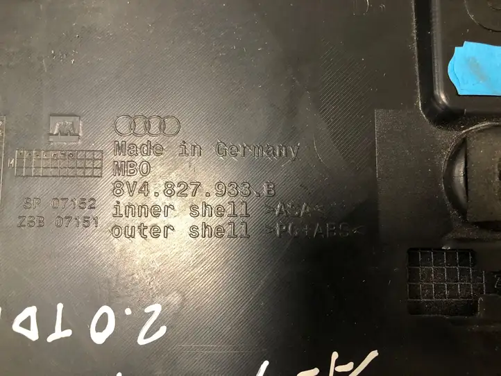 Audi A3/S3 8V (2016 - 2020) 8V4827933B Спойлер заднего стекла — фото 7