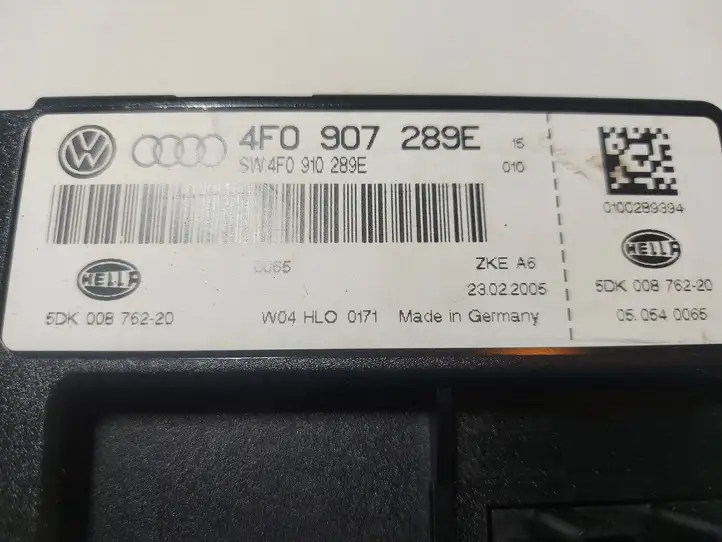 Audi A6 S6 C6 4F (2004 - 2008) 4F0907289E Модуль комфорта — фото 1